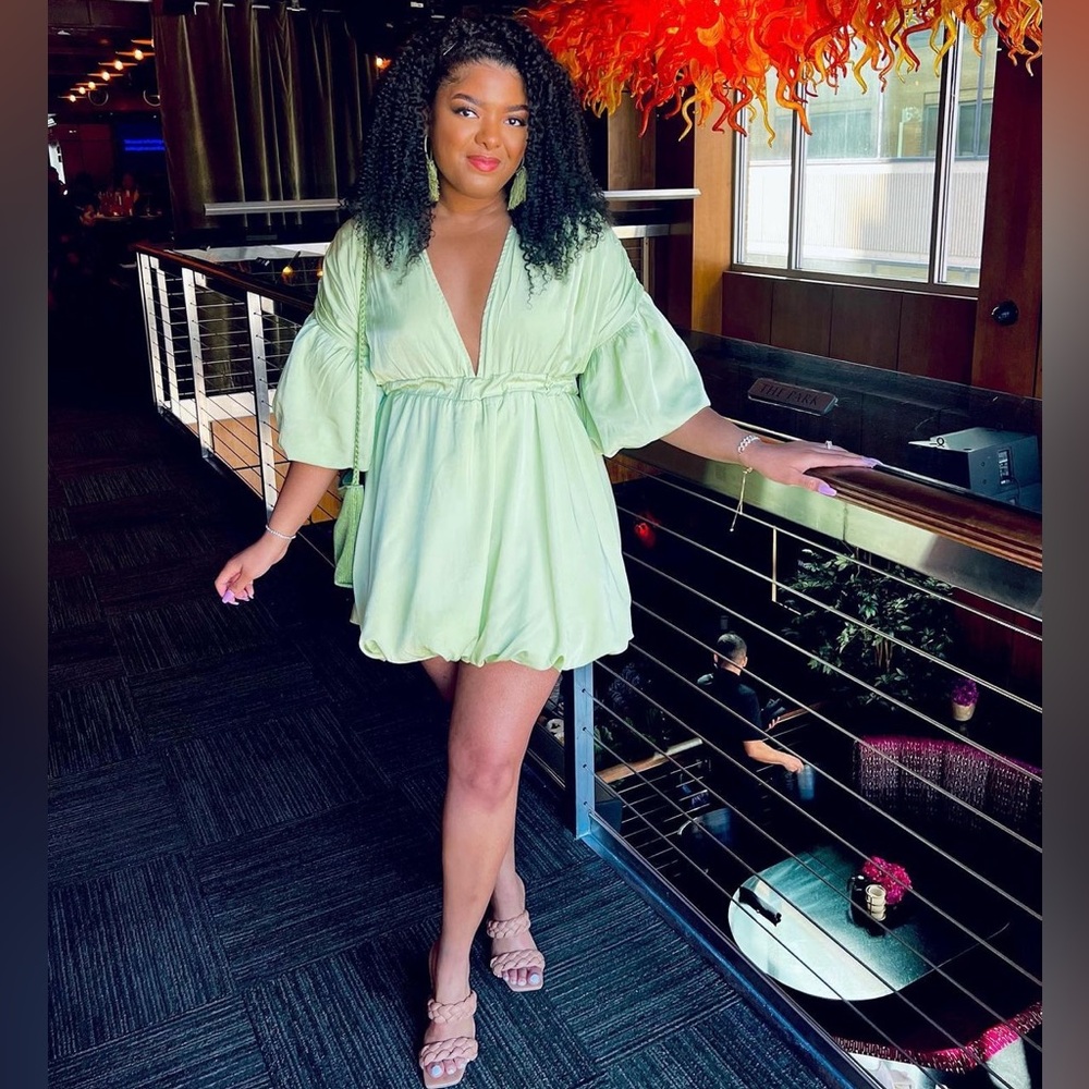 Fashion Nova bubble dress size M